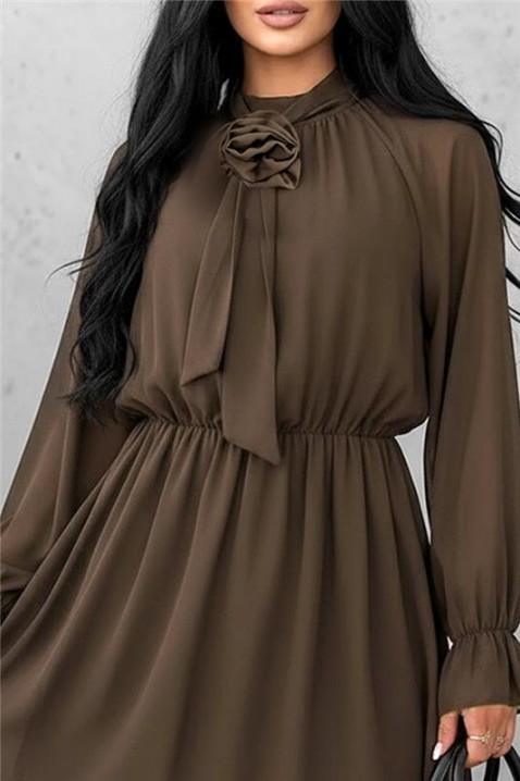 Rochie BONSIANA BROWN, Culoare: maro, IVET.RO - Reduceri de până la -80%