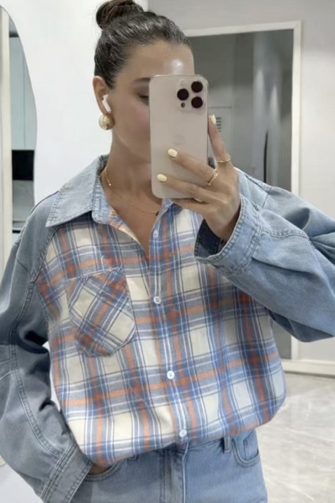 Cămașă damă GREFOLZA, Culoare: albastru deschis, IVET.RO - Reduceri de până la -80%