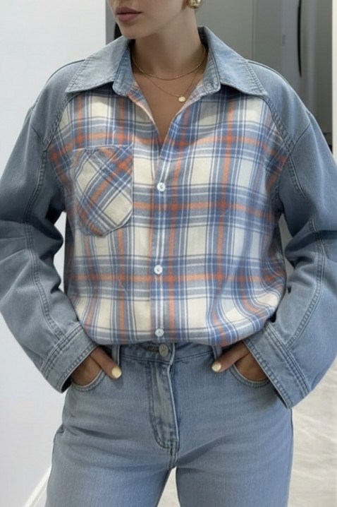 Cămașă damă GREFOLZA, Culoare: albastru deschis, IVET.RO - Reduceri de până la -80%