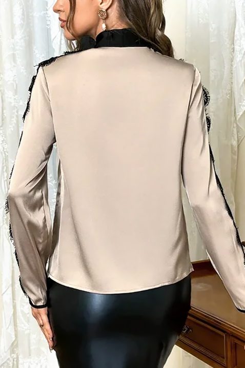 Cămașă damă ZLEROLDA, Culoare: bej, IVET.RO - Reduceri de până la -80%