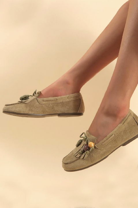 Mocasini damă MERILZA BEIGE, Culoare: bej, IVET.RO - Reduceri de până la -80%