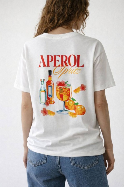 Tricou APEROLZA WHITE, Culoare: alb, IVET.RO - Reduceri de până la -80%