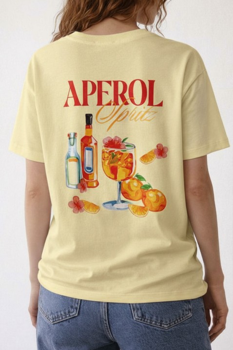 Tricou APEROLZA YELLOW, Culoare: galben, IVET.RO - Reduceri de până la -80%