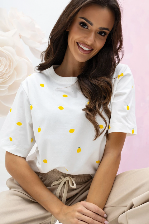 Tricou LEMONZANA WHITE, Culoare: alb, IVET.RO - Reduceri de până la -80%