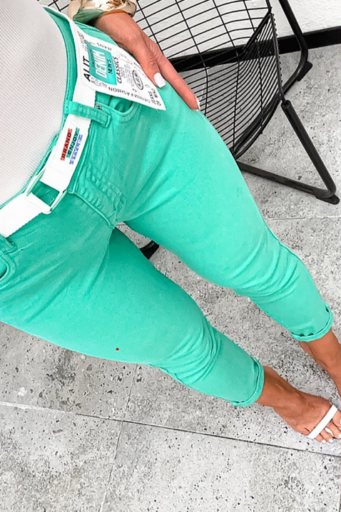 Blugi ZEBRONDA, Culoare: turcoaz, IVET.RO - Reduceri de până la -80%