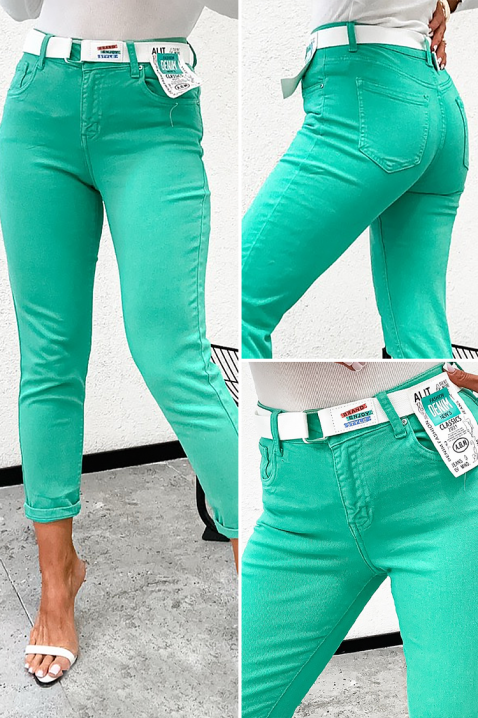 Blugi ZEBRONDA, Culoare: turcoaz, IVET.RO - Reduceri de până la -80%