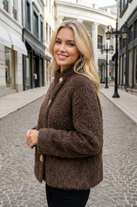 Palton LORDANA BROWN, Culoare: maro, IVET.RO - Reduceri de până la -80%