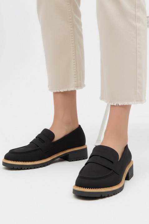 Mocasini damă MOKANINZA BLACK, Culoare: negru, IVET.RO - Reduceri de până la -80%