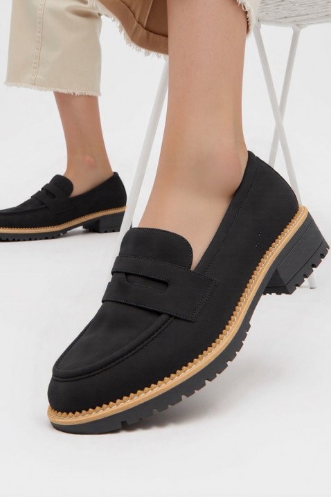 Mocasini damă MOKANINZA BLACK, Culoare: negru, IVET.RO - Reduceri de până la -80%