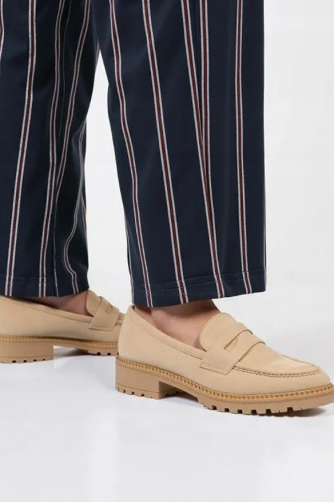 Mocasini damă MOKANINZA BEIGE, Culoare: bej, IVET.RO - Reduceri de până la -80%