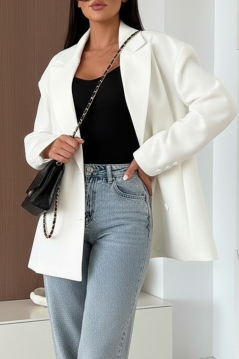 Sacou DROPILZA WHITE, Culoare: alb, IVET.RO - Reduceri de până la -80%