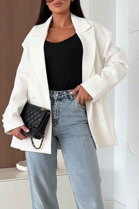 Sacou DROPILZA WHITE, Culoare: alb, IVET.RO - Reduceri de până la -80%