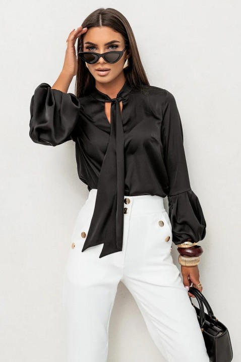 Bluză damă GERZOLDA BLACK, Culoare: negru, IVET.RO - Reduceri de până la -80%