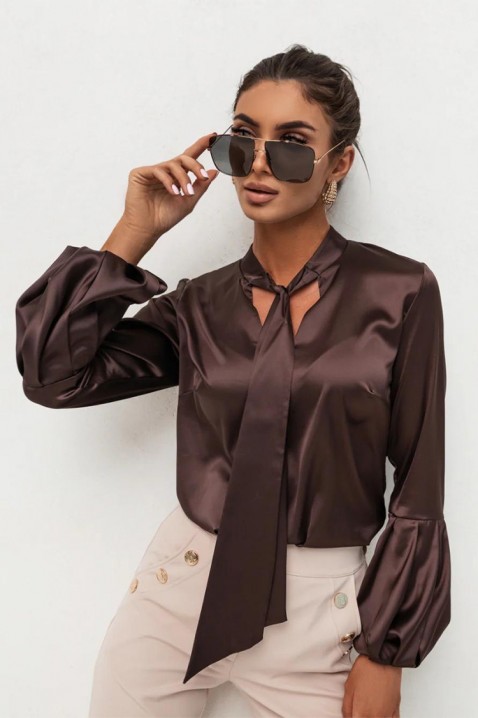 Bluză damă GERZOLDA BROWN, Culoare: maro, IVET.RO - Reduceri de până la -80%