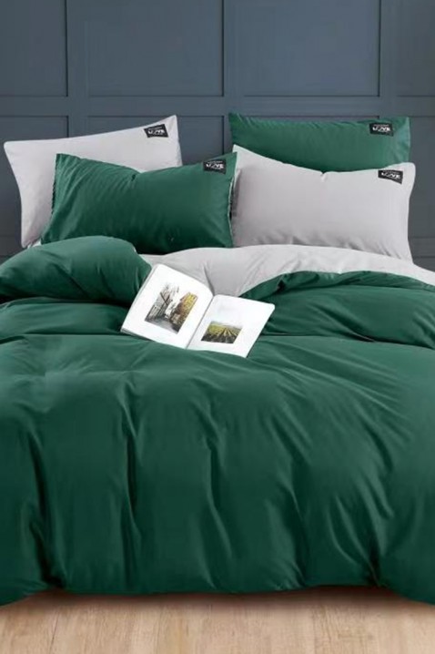 Lenjerie de pat TRENILMY GREEN 200x220 cm bumbac 3 piese, Culoare: verde, IVET.RO - Reduceri de până la -80%