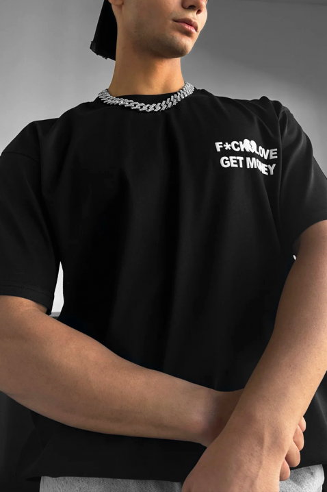 Tricou bărbați FRONZO BLACK, Culoare: negru, IVET.RO - Reduceri de până la -80%