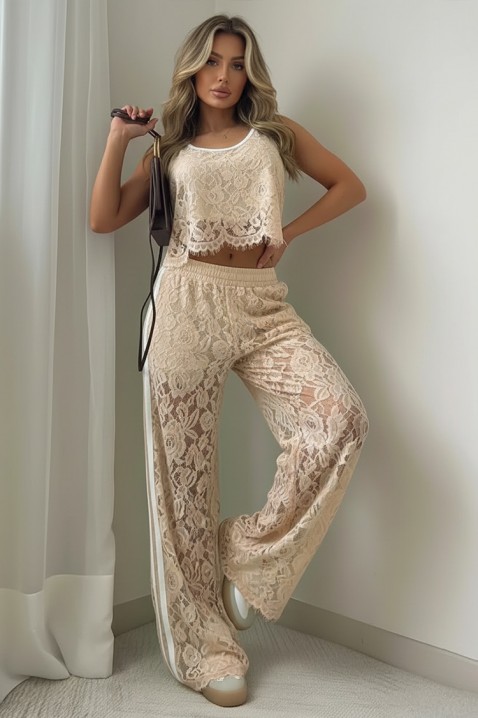 Set FLAZILDA BEIGE, Culoare: bej, IVET.RO - Reduceri de până la -80%