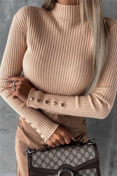 Pulover ZANBRILDA BEIGE, Culoare: bej, IVET.RO - Reduceri de până la -80%