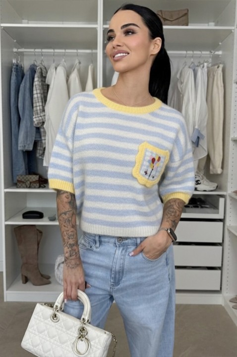 Pulover PLOLELONDA SKY, Culoare: albastru deschis, IVET.RO - Reduceri de până la -80%