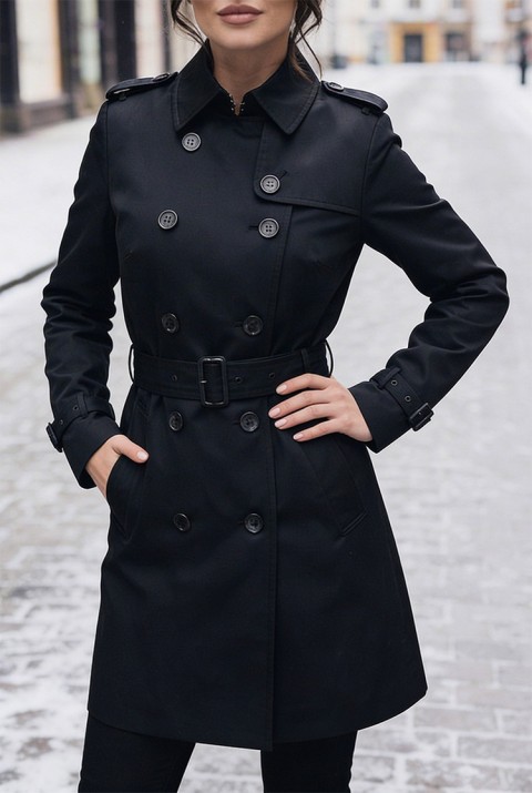 Trenci LORVELMA, Culoare: negru, IVET.RO - Reduceri de până la -80%