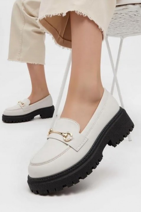 Mocasini damă KSIOVERLA ECRU, Culoare: ecru, IVET.RO - Reduceri de până la -80%