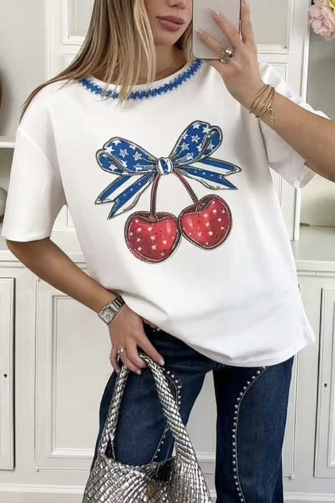 Tricou CHAROLZA, Culoare: alb, IVET.RO - Reduceri de până la -80%