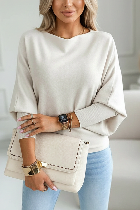 Bluză damă GLIMONZA ECRU, Culoare: ecru, IVET.RO - Reduceri de până la -80%