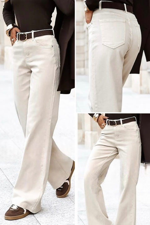 Blugi BELANA, Culoare: alb, IVET.RO - Reduceri de până la -80%