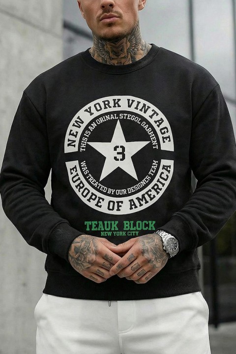 Bluză bărbați ZARENZO, Culoare: negru, IVET.RO - Reduceri de până la -80%