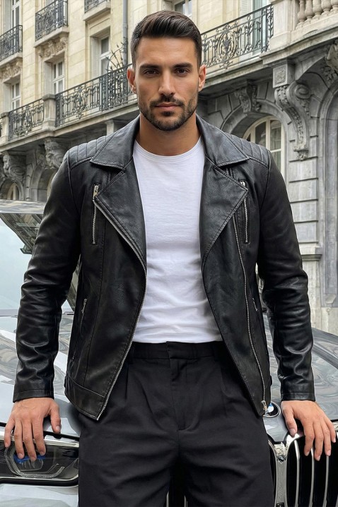 Geacă bărbați FABRINZO, Culoare: negru, IVET.RO - Reduceri de până la -80%