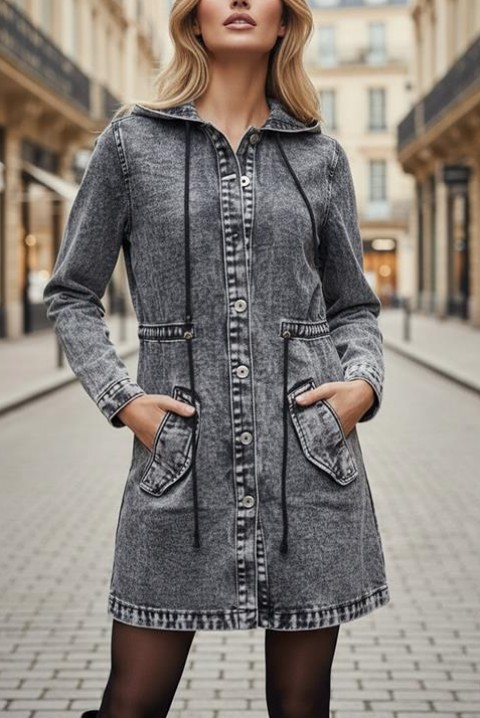 Geacă de blugi ANREOLA, Culoare: gri, IVET.RO - Reduceri de până la -80%