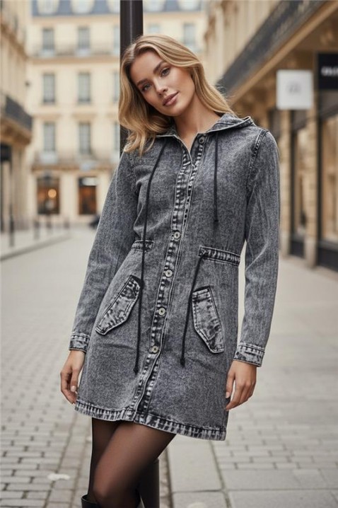 Geacă de blugi ANREOLA, Culoare: gri, IVET.RO - Reduceri de până la -80%