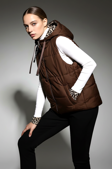 Vestă CLERMONA BROWN, Culoare: maro, IVET.RO - Reduceri de până la -80%