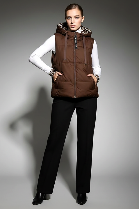 Vestă CLERMONA BROWN, Culoare: maro, IVET.RO - Reduceri de până la -80%