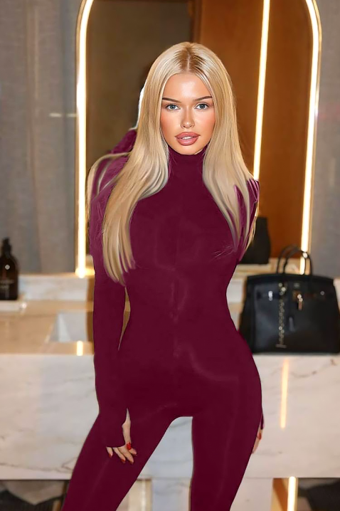 Salopetă AROZELDA BORDO, Culoare: bordo, IVET.RO - Reduceri de până la -80%