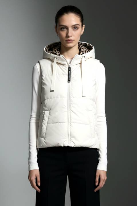 Vestă CLERMONA WHITE, Culoare: alb, IVET.RO - Reduceri de până la -80%