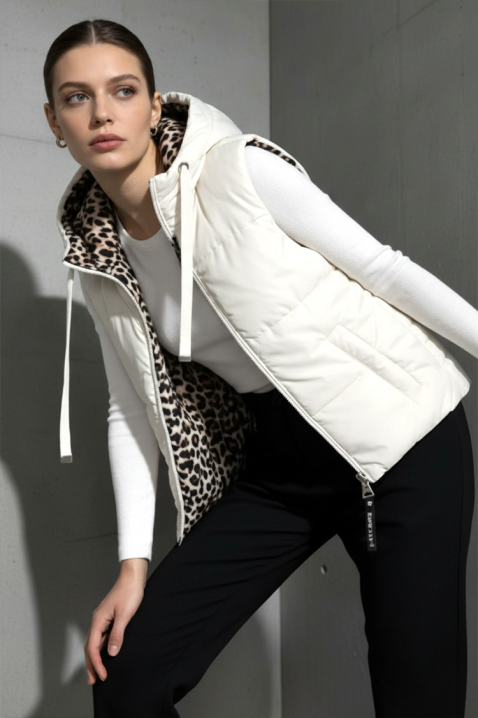 Vestă CLERMONA WHITE, Culoare: alb, IVET.RO - Reduceri de până la -80%