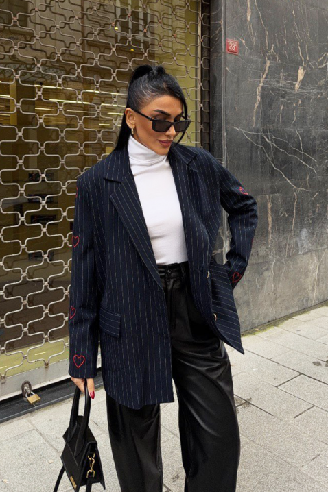 Sacou NARILZA NAVY, Culoare: bleumarin, IVET.RO - Reduceri de până la -80%