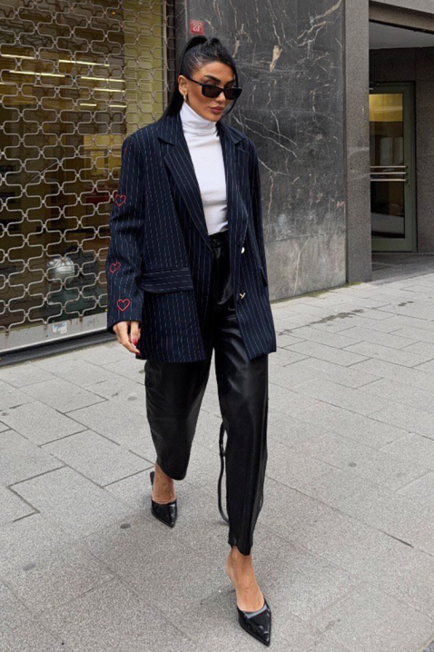 Sacou NARILZA NAVY, Culoare: bleumarin, IVET.RO - Reduceri de până la -80%