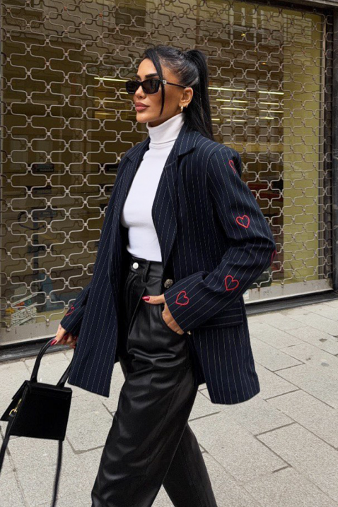 Sacou NARILZA NAVY, Culoare: bleumarin, IVET.RO - Reduceri de până la -80%