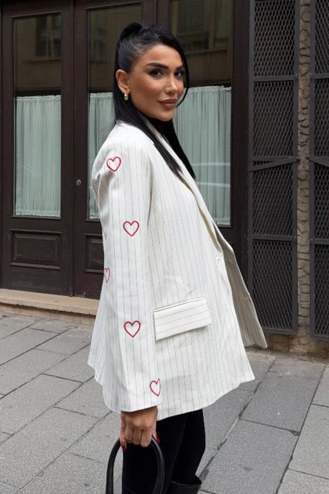 Sacou NARILZA WHITE, Culoare: alb, IVET.RO - Reduceri de până la -80%