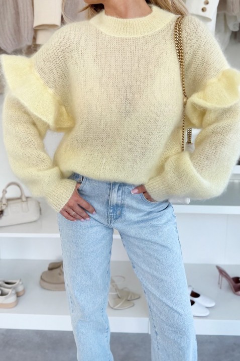 Pulover MEHORZA YELLOW, Culoare: galben, IVET.RO - Reduceri de până la -80%