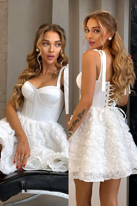 Rochie OPREDONA WHITE, Culoare: alb, IVET.RO - Reduceri de până la -80%