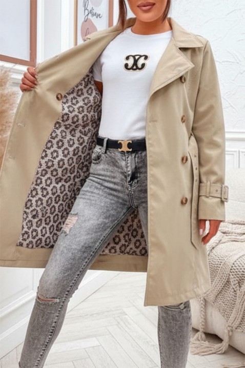 Trenci GRELOZA BEIGE, Culoare: bej, IVET.RO - Reduceri de până la -80%