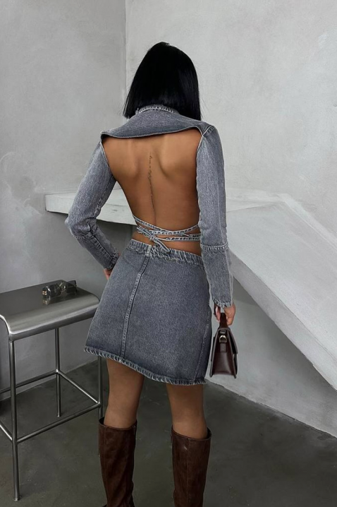 Set DENIMOLZA, Culoare: grafit, IVET.RO - Reduceri de până la -80%