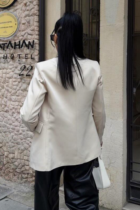 Sacou FILILONDA, Culoare: ecru, IVET.RO - Reduceri de până la -80%