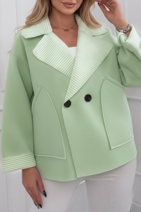 Palton VOLENDILA MINT, Culoare: mentă, IVET.RO - Reduceri de până la -80%