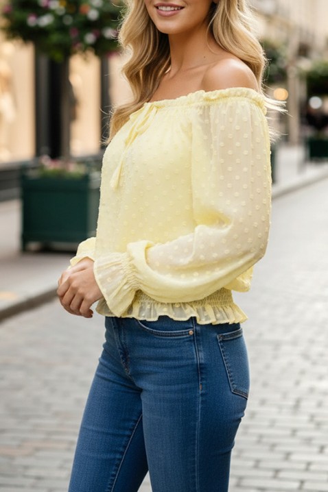 Bluză damă SIVELZA YELLOW, Culoare: galben, IVET.RO - Reduceri de până la -80%