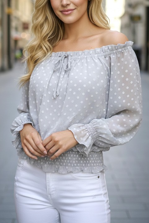 Bluză damă SIVELZA GREY, Culoare: gri, IVET.RO - Reduceri de până la -80%