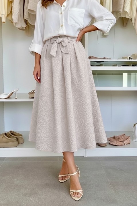 Fustă PROLENZA MOCHA, Culoare: mocca, IVET.RO - Reduceri de până la -80%